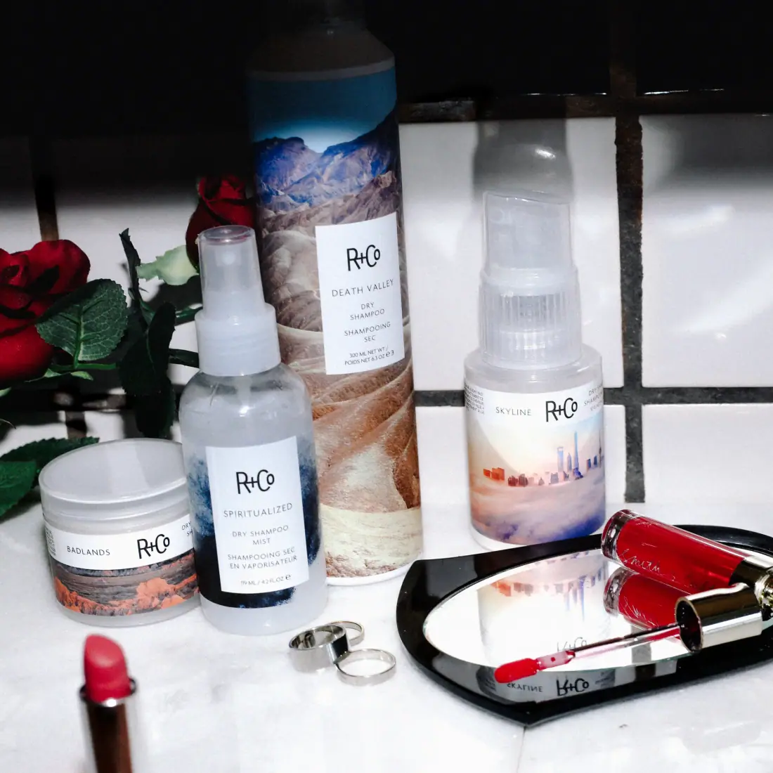 R+Co Spiritualized Dry Shampoo Mist at angelajoneshair, Palm Springs