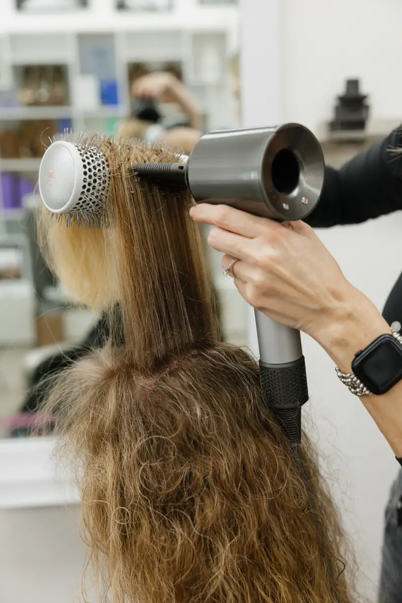 Blowout finish at angelajoneshair