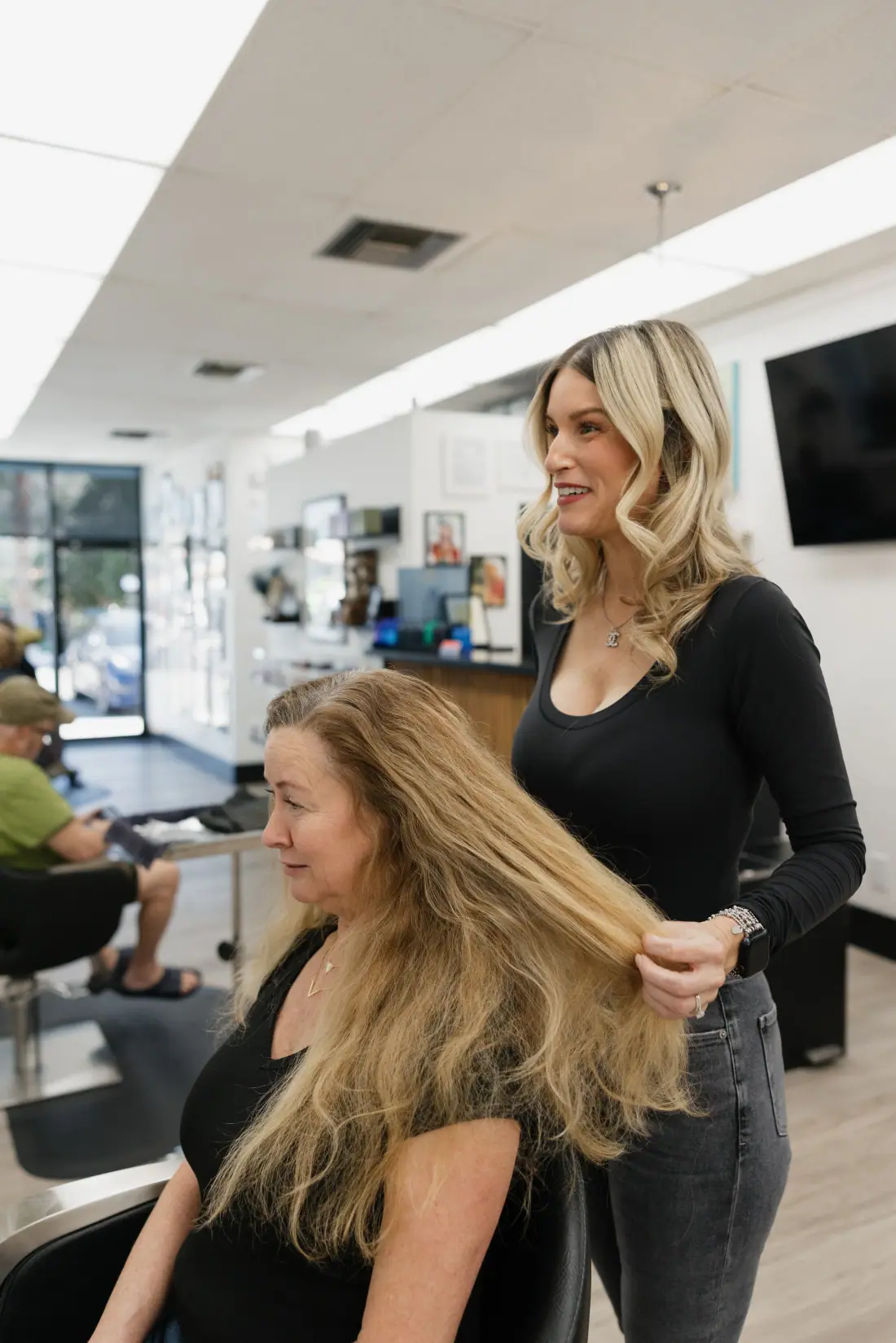 Before — Color correction & finish, angelajoneshair Palm Springs